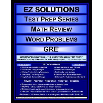 EZ Solutions Test Prep Series Math Review Word Problems GRE
