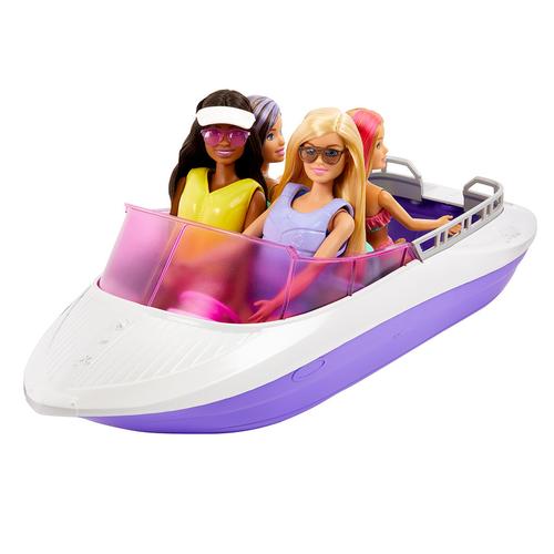 Mattel HHG60 Barbie ''Mermaid Power'' Boot mit 2 Puppen