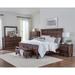 CDecor Home Furnishings Serra Weathered Burnished Brown 2-Piece Queen Bedroom Set w/ Chest Wood in Brown/Red | 68 H x 84 W x 87.75 D in | Wayfair