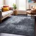 Contemporary Distressed Abstract Machine Washable Area Rug