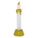 Kurt Adler LED Glittered Candle | 6 H x 4 W x 4 D in | Wayfair JEL0951