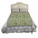 Pure Country Weavers William Morris Sweetbriar Frost Blanket Cotton blend in Green/White/Brown | 54 H x 72 W in | Wayfair 11980-T