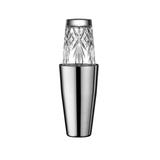 Godinger Silver Art Co Dublin Crystal Boston Cocktail Shaker 17oz Stainless Steel in Gray | 10.83 H x 3.66 W x 3.66 D in | Wayfair 28058