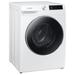 Samsung 2.5 cu. ft. Compact Front Load Washer w/ AI Smart Dial & Super Speed Wash in Gray/White | 33.5 H x 23.63 W x 26.81 D in | Wayfair