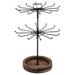 17 Stories Metal 12-Hook Organizer Jewelry Stand Wood/Metal in Black/Brown | 14 H x 9 W x 9 D in | Wayfair B4EB07BEF8EF4134A202CA3A0650A755