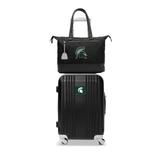 MOJO Michigan State Spartans Premium Laptop Tote Bag and Luggage Set