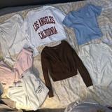 Brandy Melville Sweaters | Brandy Melville John Galt Bundle | Color: Black/Blue/Brown/Cream/Pink | Size: S