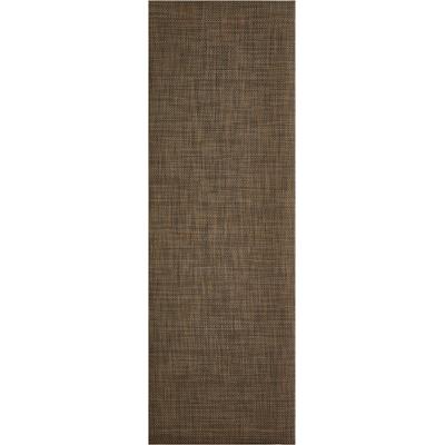 Küchenläufer ANDIAMO "Soft" Gr. 17, grau (grau, braun), B:50cm H:5mm L:150cm, Kunstfaser, Teppiche, Vinyl-Küchenläufer, meliert, Flechtoptik, rutschhemmend Image