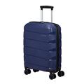 American Tourister Air Move Suitcase with 4 Wheels 55 cm S, Blue (Midnight Navy), S (55 cm - 32.5 L), Hand Luggage