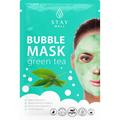 Stay Well - Deep Cleansing Bubble Mask – Green Tea Maschere in tessuto 20 g unisex