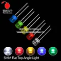 Kit assressentid'ampoules LED ultra lumineuses dessus plat blanc rouge jaune bleu vert diode