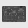 Placements Model Y Blueprint Metal Sign for Wall Pub and Kitchen btPainting Décor 18 Posters