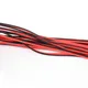 Câble électrique durable pour lumière LED connecteur rouge et noir voiture et moto 22AWG 2