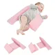 Oreiller Pro pour bébé couchette latérale incliné Support en Triangle avec fermeture éclair