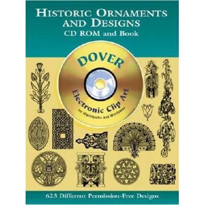 Historic Ornaments and Designs CDROM and Book Dover Electronic Clip Art
