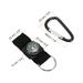 4Pcs Compass Keychain Belt Clip Camping Explorer Party Favors Black Black