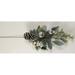 White Tipped Pinecones Berries And Silver Balls Pick Faux Plants And Trees - Green