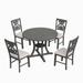 5-Piece Round Dining Table and Chair Set
