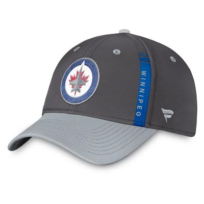 Men's Fanatics Branded Charcoal/Gray Winnipeg Jets Authentic Pro Home Ice Flex Hat