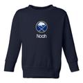 Toddler Navy Buffalo Sabres Personalized Pullover Sweatshirt