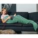 Mermaid Tail Blanket w/ Anti-Slip Neck Strap 66.5" x 22.5" by Catalonia Polyester in Green/Blue | 66.5 H x 22.5 W in | Wayfair 1CTMM100GN