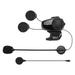Sena SMH10 Motorcycle Bluetooth Headset & Intercom with Universal Microphone Kit Dual Pack
