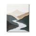 Stupell Industries Flowing River Nature Landscape Foggy Distant Mountain Painting Gallery Wrapped Canvas Print Wall Art Design by JJ Design House LLC