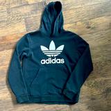 Adidas Shirts & Tops | Adidas Trefoil Hoodie - Euc - Youth L | Color: Black/White | Size: Youth L