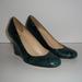 Kate Spade Shoes | Kate Spade Teal Black Python Snakeskin Wicki Wedges 7.5 M | Color: Black | Size: 7.5