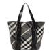 Burberry Bags | Authentic Burberry Black Supernova Coated Check Tote Bag | Color: Black/White | Size: Small/Medium