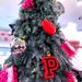 Pink Victoria's Secret Holiday | Display Ornament Victoria's Secret Vs Pink Mirrored Dog Prop Tree Decoration | Color: Black/Silver | Size: Os
