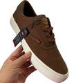 Levi's Shoes | Levis Mens Ethan Fashion Sneaker Size 10 Brown Lace Up Stylish Comfortable Shoe | Color: Brown/White | Size: 10