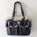 Coach Bags | Coach “Limited Edition” Blue Sherpa/ Shearling Gallery Tote Shoulder Bag Purse | Color: Blue | Size: Os