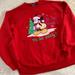 Disney Tops | Disney Mickey Mouse Christmas Sweatshirt | Color: Red | Size: L