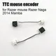 Roue de souris d'encodeur accessoires pour Razer Mouse Naga 2014 Mamba 5G / Naga Epic Chroma /