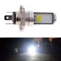 Ampoule LED H4 pour feux avant de motos feux de croisement et de route pour Honda et Kawasaki 15W