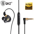 QKZ – écouteurs filaires ZEN casque HiFi avec micro réduction du bruit basse musique Sport