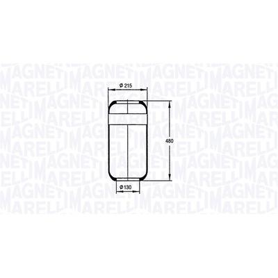 MAGNETI MARELLI Federbalg, Luftfederung Universal für IVECO 500319479 500055245 030607020044 Image