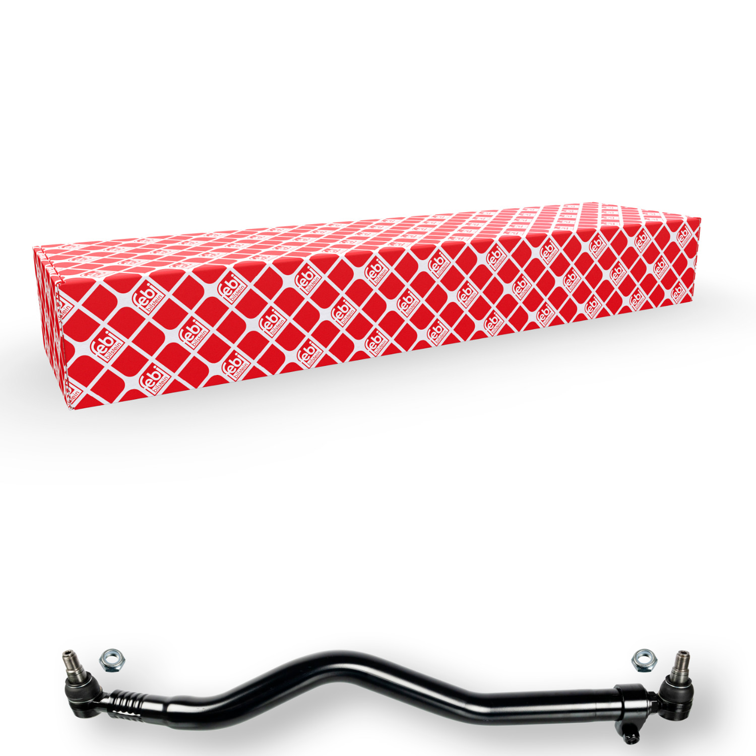 FEBI BILSTEIN Lenkstange ProKit 107358 Universal mit Muttern für VOLVO 85115619 20376370 22164207 Image