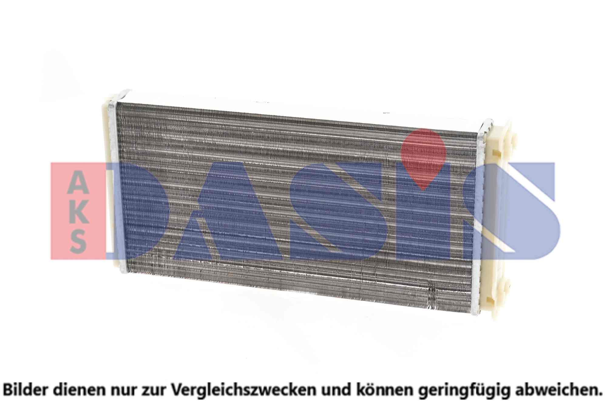 AKS DASIS Wärmetauscher, Innenraumheizung Universal für DAF 1335401 1331272 1262853 299000N Image