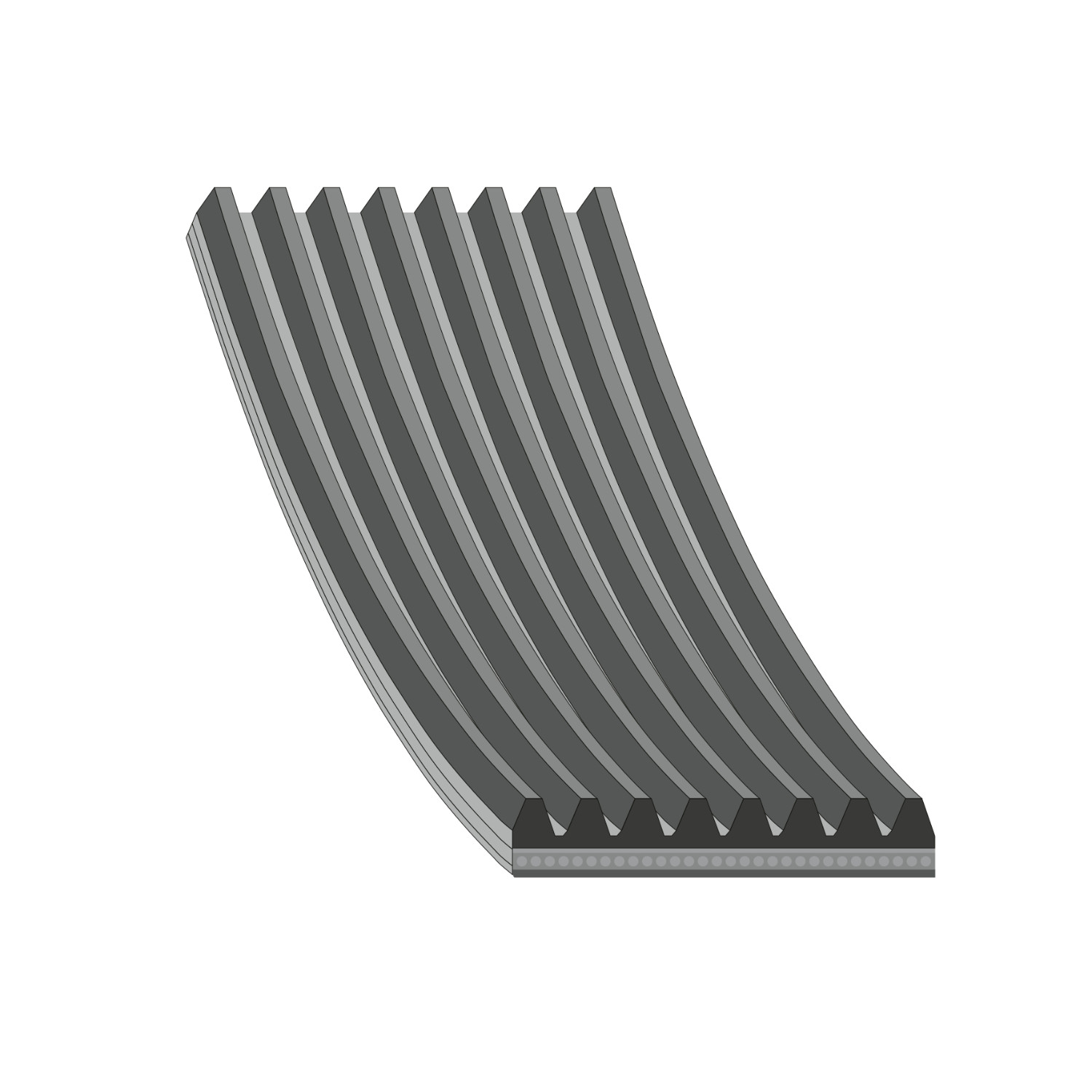 FEBI BILSTEIN Keilrippenriemen 45203 Universal für VOLVO 977822 Image