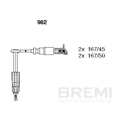 BREMI Zündleitungssatz 982 Universal Image