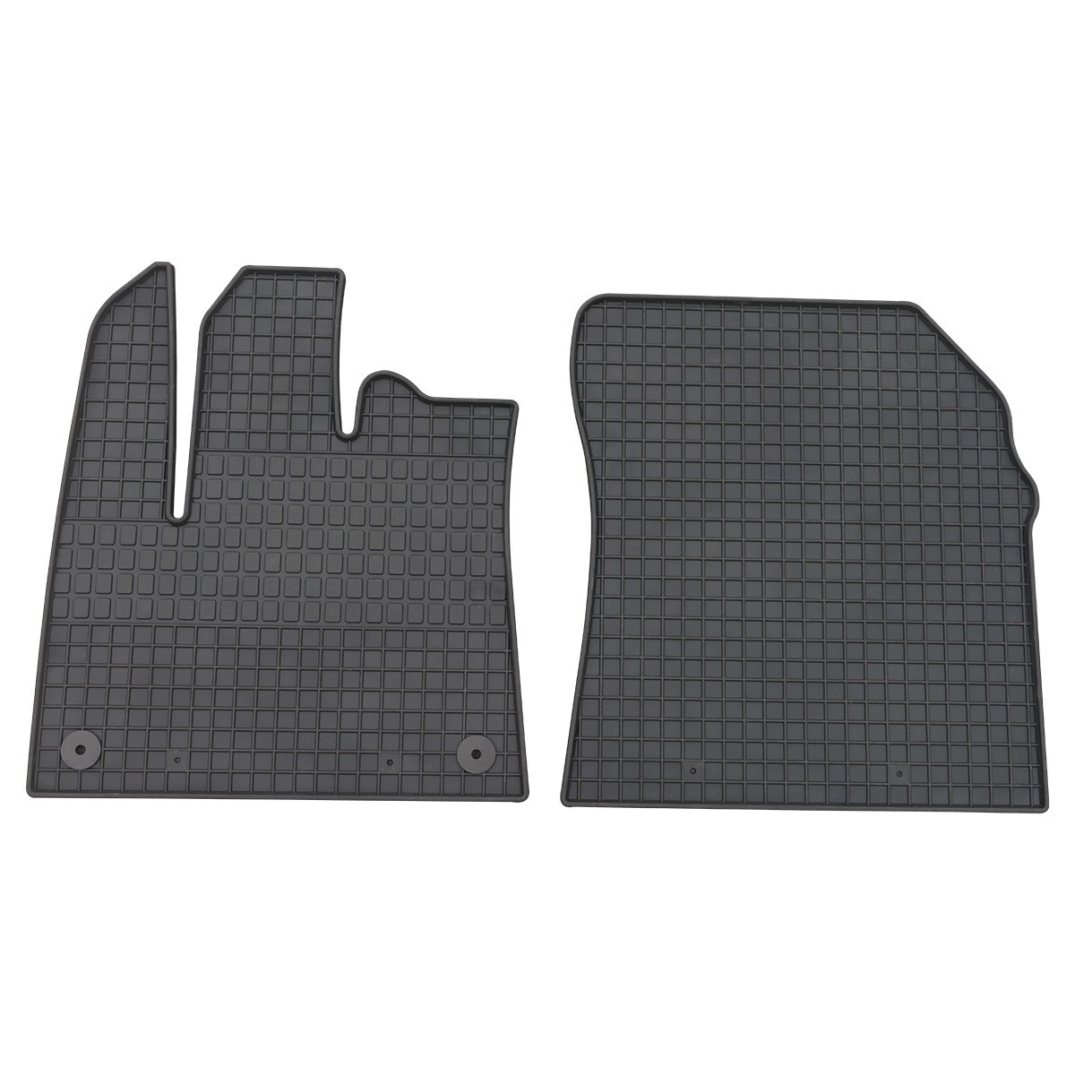 PETEX Fußmattensatz schwarz - vorbereitet für Befestigungssystem Universal 90310 Image