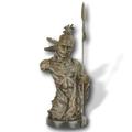 Bronzefigur Native Americans Torso Bronze Skulptur Statue Antik-Stil 48cm