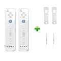 2 Pack Remote Controller for Nintendo Wii/Wii U with Motion Plus Sport Console for Nintendo Wii/WIi U with Silicone Case & Wrist Strap