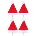 Etereauty Christmas Dog Pet Santa Hat Headband Cat Costumes Headgear Puppy Headwear Costume Xmas Headdress Cats Caps