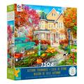 Ceaco - Dominic Davison - Autumn Townhouse - 750 Piece Interlocking Jigsaw Puzzle