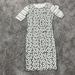 Lularoe Dresses | Lularoe Xs Julia Dress | Color: Cream/Gray | Size: Xs