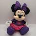 Disney Toys | Disney Just Play Minnie Mouse Plush 10" Purple Pink Spots Heart Dress Stuffed | Color: Pink/Purple | Size: Osbb