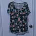 Lularoe Tops | Lularoe Classic T - L (14-16) | Color: Green/Red | Size: L (14-16)